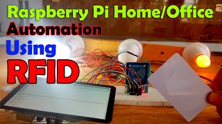 Raspberry Pi Home Automation using RC522 RFID Module RPI Smart Home [upl. by Leimaj]