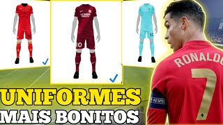 40 UNIFORMES MAIS LINDOS E BONITOS DO EFOOTBALL 2022 MOBILE [upl. by Duong397]