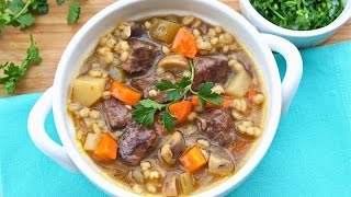 Beef Barley Soup [upl. by Kuth]