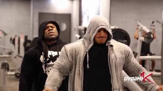 Kai Greene amp Big Ramy Train Chest [upl. by Atnahsal]