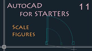 AutoCAD 2D  How to Scale a drawing  PART 1Resize objects [upl. by Aeht]