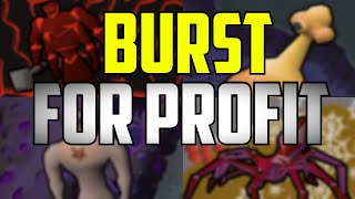 OSRS  5 Spots to Burst for EASY Profits MAGE TRAINING [upl. by Igic]