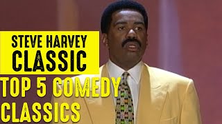 Top 5 Steve Harvey Comedy Classics [upl. by Allebasi]