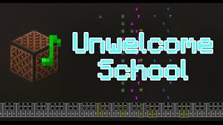 Minecraft Unwelcome School Note Block 音ブロゲームソング祭り [upl. by Adaner]