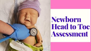 NEWBORN HEAD TO TOE ASSESSMENTOB SKILLS DEMO [upl. by Znerol]