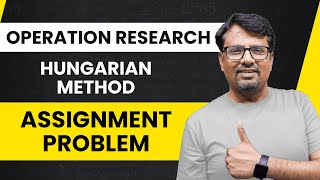 Assignment Problem  Hungarian Method  Example of Assignment Problem [upl. by Nigel]