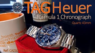 Tag Heuer Formula 1 Chronograph Watch Review  2020 [upl. by Nairoc]