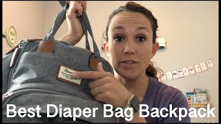 Diaper Bag Backpack Review and Comparison Best Diaper bag ever [upl. by Gatias]