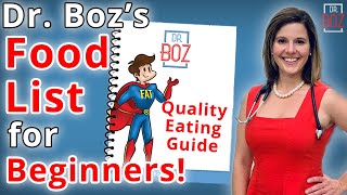 Keto Food List for Beginners the ultimate eating guide  Dr Boz [upl. by Gerek]