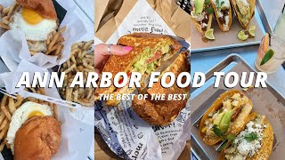 THE BEST RESTAURANTS IN ANN ARBOR  ann arbor food tour [upl. by Silverstein]