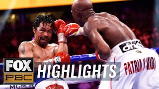 Manny Pacquiao vs Yordenis Ugas First Look Highlights  PBC ON FOX [upl. by Acinomaj]