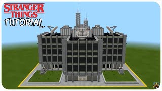 How to Build Hawkins Lab in Minecraft Stranger Things Minecraft Hawkins Lab Tutorial [upl. by Klotz]