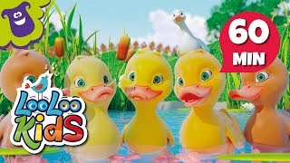 Five Little Ducks  S2EP15 Musical Adventure Collection  LooLoo Kids Songs for Kids [upl. by Gizela]