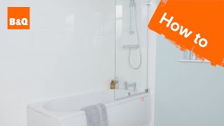 How to install a bath screen [upl. by Torrell]