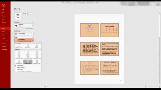 How to print multiple PowerPoint Slides in one page [upl. by Ketchan]