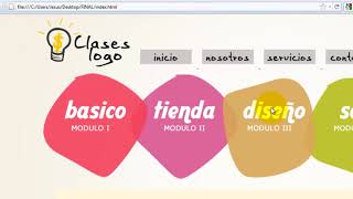 Como crear una pagina web completa en HTML  3 [upl. by Raual]