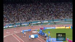 Felix Sanchez Gold  Mens 400m Hurdles  Athens 2004 Olympics [upl. by Iralav]