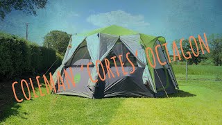 Setting up COLEMAN Cortes OCTAGON 8 tent [upl. by Asilenna]