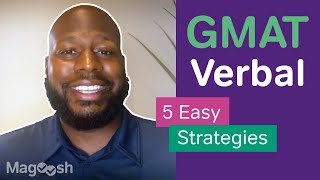 5 Easy Strategies to Use on the GMAT Verbal Section [upl. by Ayra385]