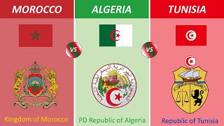 Morocco vs Algeria vs Tunisia Country Comparison [upl. by Calley359]