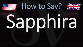 How to Pronounce Sapphira CORRECTLY Hebrew Name Pronunciation [upl. by Ahsinert]