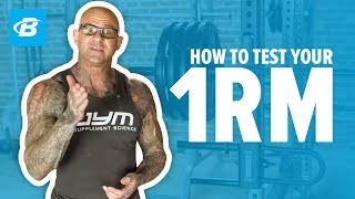 How to Test Your 1 Rep Max  Jim Stoppani PhD [upl. by Riha444]