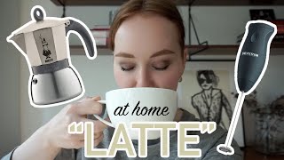 HOW TO MAKE A quotLATTEquot AT HOME moka pot  frother [upl. by Aleicarg]