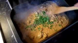 ChampignonSahneSauceJägersauce Selber Machen Rezept [upl. by Oiruam]