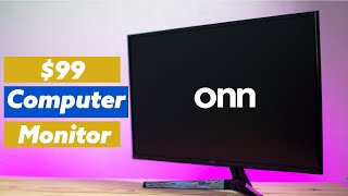 The 99 Monitor That Doesnt Suck  ONN 24quot 1080p Monitor Review [upl. by Ahsyla801]