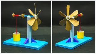 Wind Turbine Working Model  School Projects [upl. by Larson]