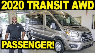 2020 Ford Transit Passenger Van AWD  Exterior amp Interior REVIEW [upl. by Hannahc]