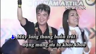 KARAOKE  Vùng trời bình yên remix  Đàm Vĩnh Hưng [upl. by Namyw]