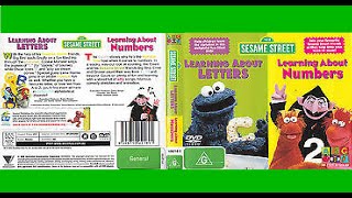 123 Sesame Street Home Video Learning About LettersLearning About Numbers Australian DVD [upl. by Yotal]