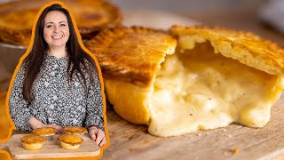 How to make a chip shop style Cheese and Onion Pie  A British Classic [upl. by Lerrud]