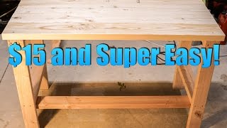 Build a Super CHEAP and EASY DIY Desk [upl. by Shushan]