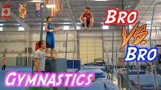 Bryton Vs Ashton Bro Gymnastics Challenge [upl. by Acsicnarf]