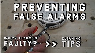 Cleaning Smoke Alarms  Identifying a BAD Detector  Preventing False Alarms [upl. by Scriven]