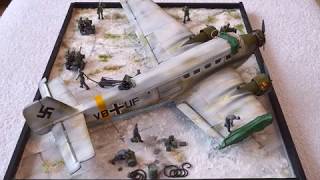 Junkers Ju 52 Heller 172 diorama LOKI [upl. by Tahp411]