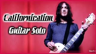 Red Hot Chili Peppers  Californication Solo Backing Track [upl. by Notsreik]