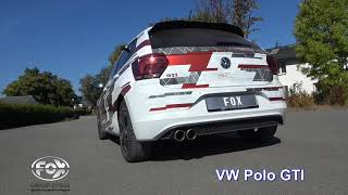 FOX Sportauspuff  VW Polo GTI [upl. by Aikyn]