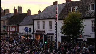 Sunset ceremony marks end of Wootton Bassett repatriations [upl. by Aicatsal27]