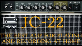 Roland JC22 Jazz Chorus Why its the Best amp for playing and recording at home [upl. by Meikah735]