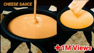 EASY HOMEMADE CHEESE SAUCE RECIPE  NACHO CHEESE SAUCE RECIPE  How To Make Nacho Cheese Sauce [upl. by Ardnot286]