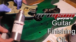 Crimson Guitars Guitar Finishing Oil REVIEW [upl. by Nosinned]