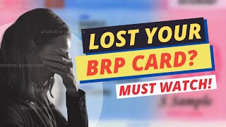 LOST STOLEN OR DAMAGED BRP REPLACEMENT BRP PROCESSING TIME 2022 [upl. by Jenks]