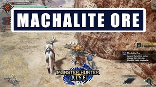 Monster Hunter Rise Machalite Ore farming  MHR Machalite Ore location [upl. by Liew]