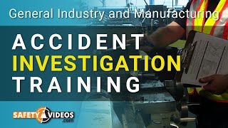 Accident Investigation Training from SafetyVideoscom [upl. by Ydnak246]