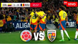 🔴 EN VIVO Colombia vs Rumania  AMISTOSO INTERNACIONAL 2024 [upl. by Whitson]