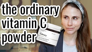 The Ordinary vitamin C powder review Dr Dray [upl. by Lrae79]