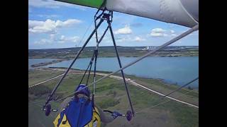 Hang Glider spin and crash [upl. by Averill]